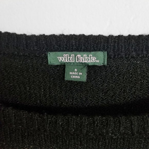 Wild Fable Black and White Striped Long Sleeve Top - Picture 4 of 7